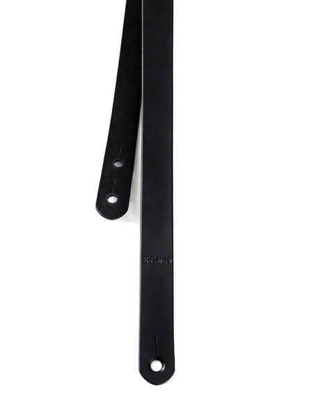 All-Black Buckle Back Skinny Guitar Strap