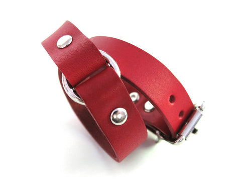 Red Ring Wrap Bracelet