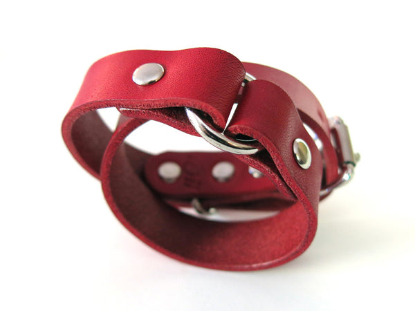 Red Ring Wrap Bracelet