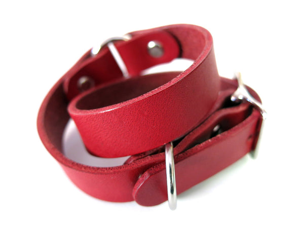 Red Ring Wrap Bracelet