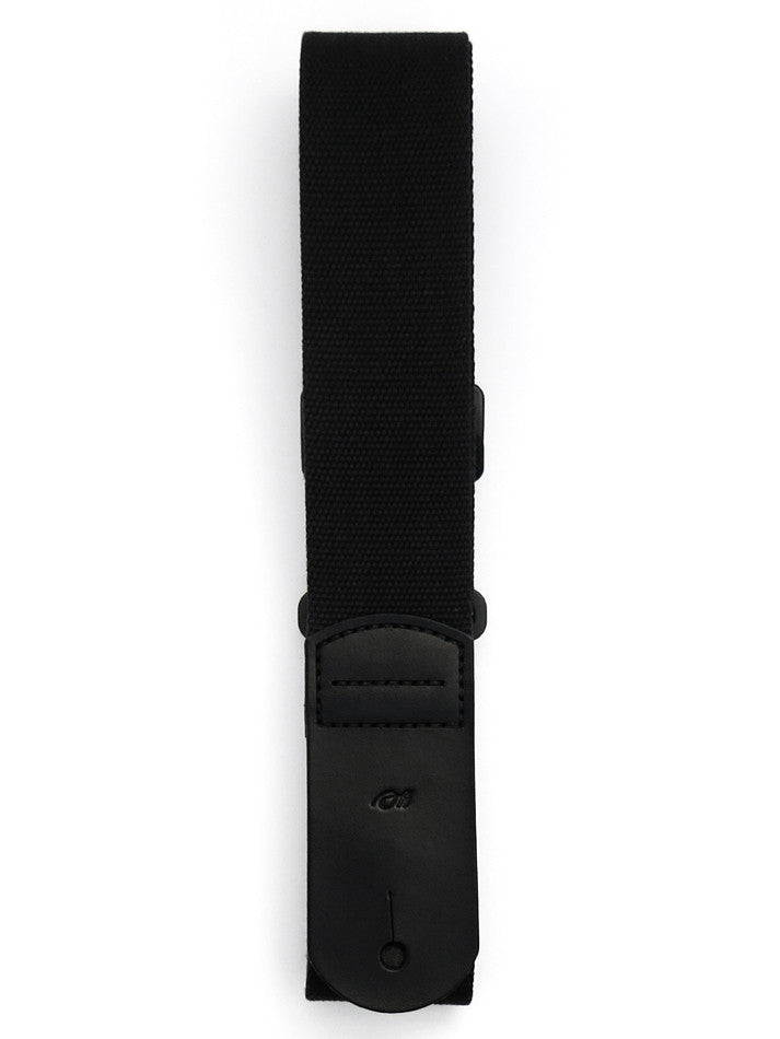 SC1 Black Canvas Guitar Strap