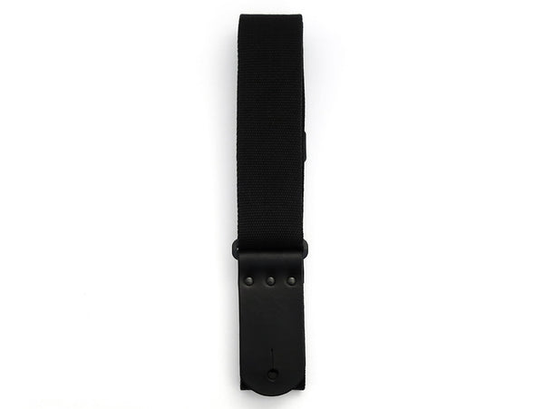 SC1 Black Canvas Guitar Strap