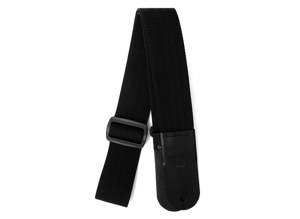 W1 Black Wrap Tab Nylon Guitar Strap